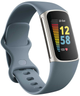 Smartband Fitbit Charge 5 Platinum/Mineral Blue (FB421SRBU) - obraz 1