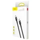 Кабель Baseus Type-C-Type-C PD 1м 60W Cafule Black-Grey (CATKLF-GG1) - изображение 2