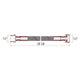 Гибкая подводка для воды SD Forte ВН 20 см SF382W20 - изображение 2