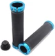 Велосипедные грипсы ROCKBROS с замками ручки вело Black-Blue - изображение 1