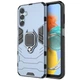 Чохол Fiji Ring для Samsung Galaxy M14 (M146) броньований бампер з кільцем підставкою темно-синій - зображення 2