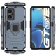 Чохол Fiji Ring для Realme GT Neo 2 броньований бампер з кільцем підставкою темно-синій - зображення 3