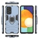 Чехол Fiji Ring для Samsung Galaxy A73 5G (A736) бронированный бампер с кольцом подставкой темно-синий - изображение 3