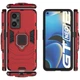 Чохол Fiji Ring для Realme GT Neo 2 броньований бампер з кільцем підставкою червоний - зображення 3