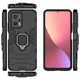 Чохол Fiji Ring для Xiaomi Poco X4 GT броньований бампер із кільцем підставкою чорний - зображення 2