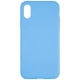 Чехол Fiji Silicone Case для Apple iPhone XR бампер накладка Full Soft Marine Blue (без лого) - изображение 2