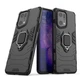 Чохол Fiji Ring для Oppo Find X5 (CPH2307) броньований бампер з кільцем підставкою чорний - зображення 1