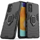Чохол Fiji Ring для Samsung Galaxy A13 4G (A135) / (A137) броньований бампер з кільцем підставкою чорний - зображення 1