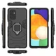 Чохол Fiji Ring для Samsung Galaxy A13 4G (A135) / (A137) броньований бампер з кільцем підставкою чорний - зображення 3