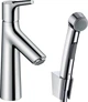 Смеситель для раковины с душевым гарнитуром HANSGROHE Talis Select S 72290000 хром с донным клапаном Push-Open - изображение 1