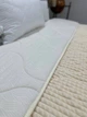 Одеяло-покривало в кубик Casablanket Двухсторонний вилюр-коттон 220х240см Молочный - изображение 2