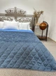 Покрывало Casablanket Велюровое 200х220см Синий - изображение 2
