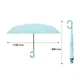 Зонт наоборот женский Up-Brella 1166 Blue большой - изображение 9