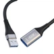 USB Подовжувач XO NB220 3.0 USB to USB data cable 3m Black - зображення 4