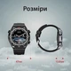 Смарт-годинник SmartX X5Max чоловічий з функцією дзвінка та пульсометром зі змінними ремінцями, чорний - изображение 8