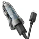 Автомобільний зарядний пристрій 2 USB швидка зарядка для телефона QC3.0 + кабель micro Hoco (6931474782236) - зображення 3