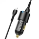 Автомобильное зарядное устройство 3 USB 43W + быстрая зарядка QC3.0 + кабель Type-C-Lightning, Black, Hoco (6931474765192) - изображение 5