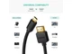 Кабель Micro HDMI UGREEN HD127 HDMI to Micro HDMI Cable 4K 3D PVC 0.5m Black (15841) - зображення 2