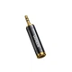 Перехідник 3.5 mm to 6.5 mm Ugreen AV168 HiFi Black (60711) - зображення 1