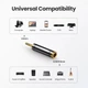 Перехідник 3.5 mm to 6.5 mm Ugreen AV168 HiFi Black (60711) - зображення 4