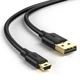 Кабель Mini USB to USB 2.0 UGREEN US132 для зарядки 0.25м Black (10353) - изображение 1