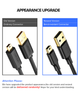 Кабель Mini USB to USB 2.0 UGREEN US132 для зарядки 0.25м Black (10353) - изображение 7