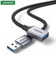 Кабель USB 3.0 Ugreen US115 с нейлоновой оплеткой 5Gbs 2m Black (10497) - изображение 2