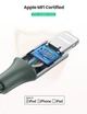 Кабель MFi Lightning to USB-C Ugreen US304 для зарядки и передачи данных 1м Black (60759) - изображение 3