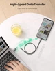 Кабель MFi Lightning to USB-C Ugreen US304 для зарядки и передачи данных 1м Black (60759) - изображение 7