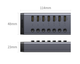 Концентратор USB 3.0 UGREEN CM481 HUB з додатковим живленням USB Type-C 7in1 Black (90307) - зображення 10
