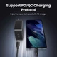 Кабель USB-C 100W UGREEN US562 Type-C to Type-C PD QC 4.0/3.0 для швидкого заряджання MacBook Pro, Samsung PVC 1.5м (15177) - зображення 6