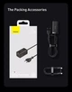 Зарядний пристрій Baseus 65 W PD 4 USB Quick Charge 4.0 3.0 Type C black - зображення 11