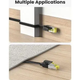 Патч корд UGREEN NW189 мережевий кабель CAT7 10Gbps сумісний із Smart TV, Switch плоский 1 м Black (40159) - зображення 5