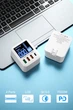 Зарядное устройство 40W Asometech WLX-A9T+ USB QC3.0, PD Type-C, 4 порта White - изображение 10