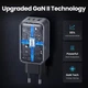 Быстрое зарядное устройство Ugreen CD244 65W для ноутбука PD iPhone 14 13 12 Pro Max 3 порта QС4.0 Black (10335) - изображение 3