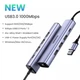 Концентратор Ugreen 60554 Ethernet-адаптер USB3.0 to RJ45 Gigabit Ethernet 3xUSB HUB з додатковим живленням Type-C NEW - зображення 3