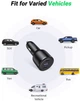 Автомобильное зарядное устройство 69W Ugreen адаптер для быстрой зарядки USB C PD и QC3.0 Black (20467) - изображение 9