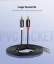 Кабель аудіо Ugreen AV116 AUX 3.5 mm to 2RCA 0.5m Чорний (20779) - зображення 6