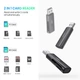 Кардрідер USB 3.0 TF/SD Ugreen 60722 до 512Гб Black (60722) - зображення 3