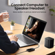 Звуковая внешняя USB карта UGREEN CM129 с регулятором громкости Черный (50599) - изображение 5