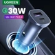 Зарядное устройство для авто Ugreen CD130 30W PD QC4.0 PPS Grey (40858) - изображение 2