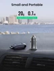 Автомобильное зарядное устройство Ugreen CD130 PD и QC3.0 20W Серый (30780) - изображение 5