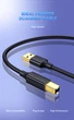 Кабель USB Type-B USB 2.0 Ugreen 20846 для принтера, сканера, МФУ Black - зображення 5