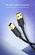 Кабель USB Type-B USB 2.0 Ugreen 20846 для принтера, сканера, МФУ Black - зображення 7