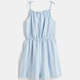 Подростковый летний комбинезон для девочки H&M 060938640 170 см Голубой/Белый (6666000269553) - изображение 1