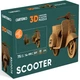 3D пазл-конструктор Cartonic 3D Puzzle Scooter Картонный (CARTSCOO) - изображение 5