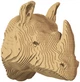3D пазл-конструктор настенный Cartonic 3D Puzzle Rhino Картонный (CWRHINO) - изображение 1