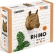 3D пазл-конструктор настенный Cartonic 3D Puzzle Rhino Картонный (CWRHINO) - изображение 7