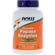 Ферменти Now Foods Травні Ферменти Папайї Papaya Enzymes 180 таблеток для розсмоктування - зображення 1