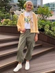 Куртка демисезонная короткая женская Uniqlo 168183348 L Желтая (1159789465) - изображение 6